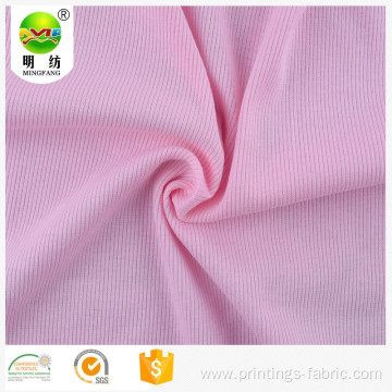 Wholesale cotton polyester spandex rib brushed knit fabric